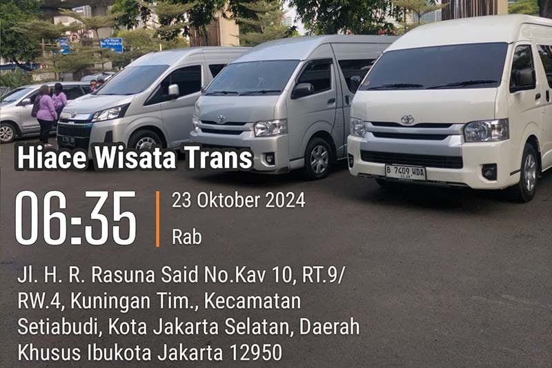 Sewa Hiace Murah Tangerang