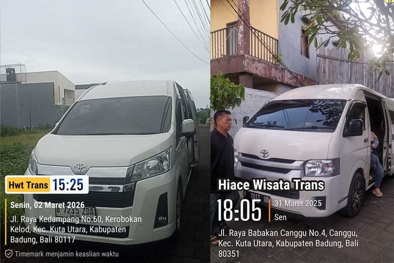 sewa hiace jakarta bali